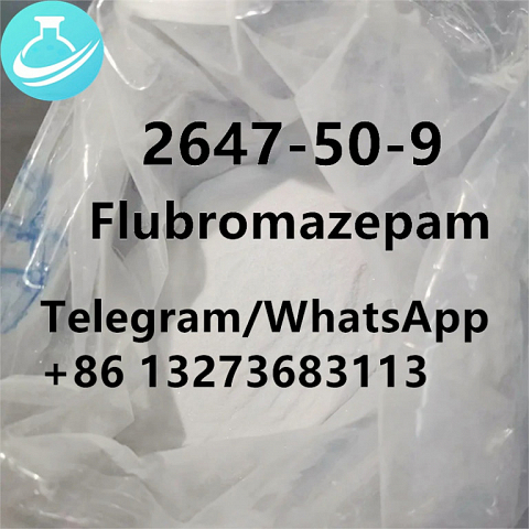 Flubromazepam  CAS 2647-50-9 High purity low price Q2