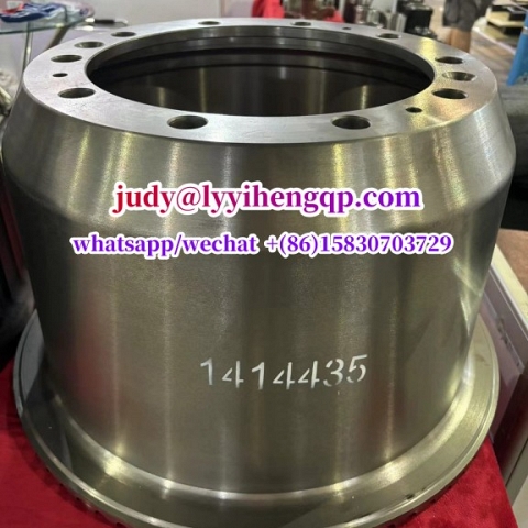 1414435 1414153  SCANIA parts brake drums supplier  3054230401 Mercedes Benz judy@lyyihengqp.com