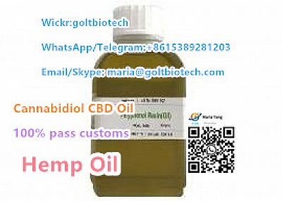 CBD Oil Cas 13956-29-1 CANNABIDIOL Oil supply Wickr:goltbiotech