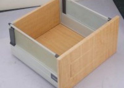 Soft Close Drawer Slide with High Glass Side