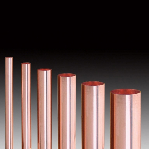 Copper tube for radio frequency cable