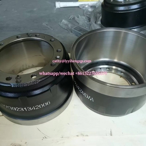 AZ9112440001  WG9231342006 for HOWO Front/Rear Brake Drum cathy@lyyihengqp.com