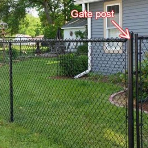  Residential Chain Link Fence Post