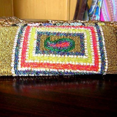 Hand Embroided Bags & Handmade Pearl Clutches & Cell Phone Pouches