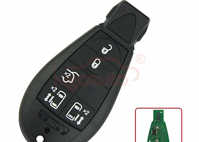 #9 68066859AD Caliber,Journey,Grand Cherokee,Voyager Fobik key remote 5 button 434Mhz for Chrysler E