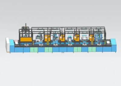 Auto brake disc automatic assembling line Roll forming machine