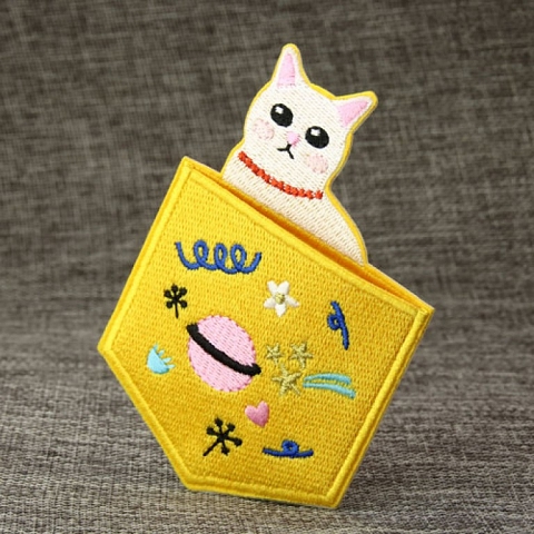 Cat Embroidered Patches