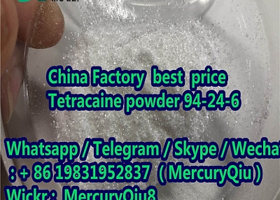 China supplier Bulk Large Stock Anesthetic tetracine shiny Powder