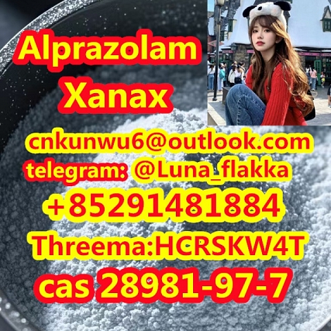 high quality Alprazolam /xanax cas 28981-97-7 in stokc