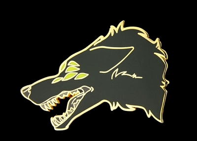 Wolf Enamel Pins