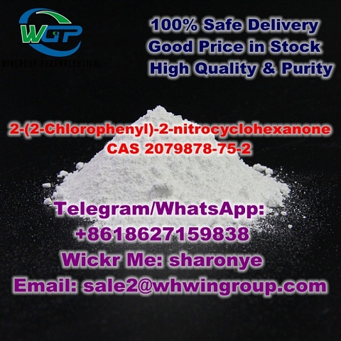 +8618627159838 2-(2-Chlorophenyl)-2-nitrocyclohexanone CAS 2079878-75-2 with High Quality and Safe D