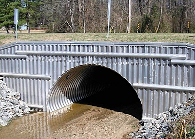 Corrugated Steel Pipe Headwalls