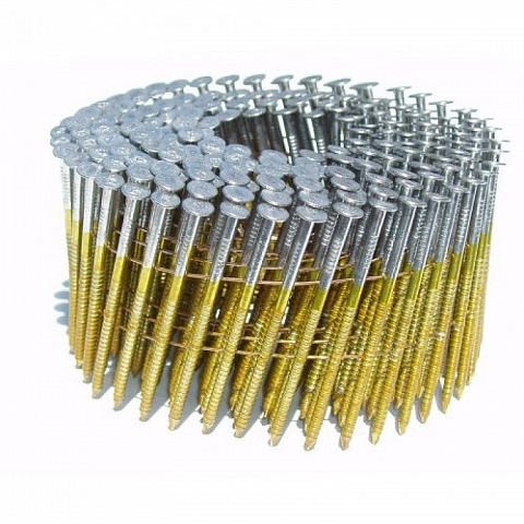 Coil Nails Ring or Screw shank, Box or Siding Head, 316 Stainless Steel grade, 32mm or 35mm long, 15