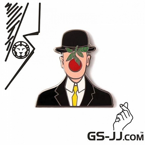 GS-JJ Cool Gentleman Custom Enamel Pins 1.5