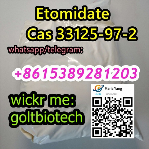 Safe shipment strong Etomidate powder for sale best price Wickr:goltbiotech