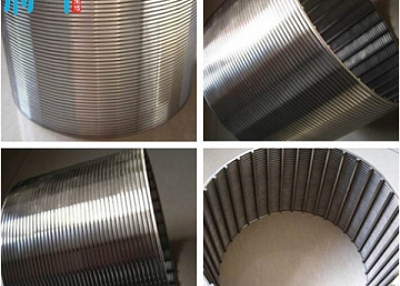 V shaped Wire Welded Stainless Steel Screens