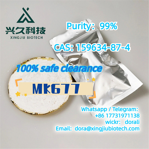 High Quality Mk 677 Raw Powder CAS 159634-87-4/841205-47/8 Ostarine Good Price Health Additive