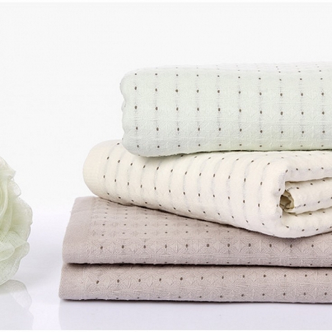   Double gauze fabric bath towel