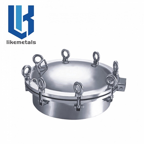 Sanitary Manways, Stainless Steel Flange Manways Cover of Tank