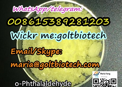 o-Phthalaldehyde Cas 643-79-8 yellow crystals for sale WhatsApp: +8615389281203