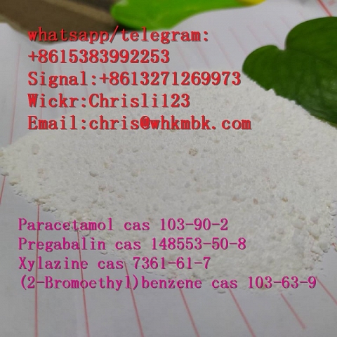 Email: chris@whkmbk Paracetamol cas 103-90-2 Pregabalin Xylazine cas 103-63-9