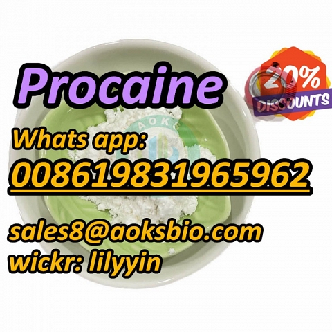 Free UK Canada buy cas 59-46-1 procaine powder, cas 51-05-8