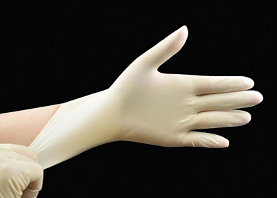 elbow length latex gloves