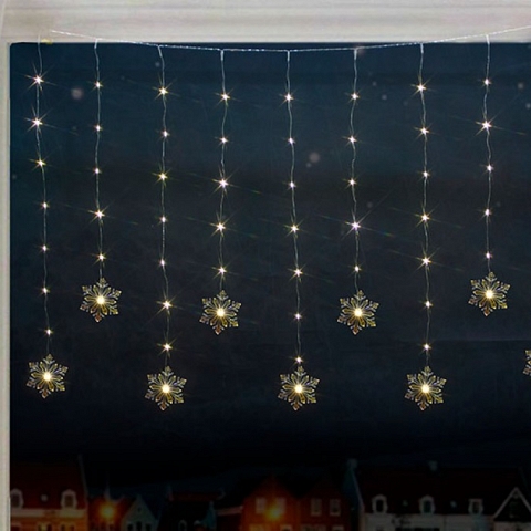 Snowflake Curtain Light