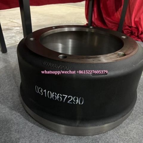 hot OEM 0310677630  0310667290  by BPW High Quality Heavy Duty Truck brake drums   