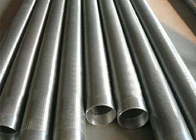 Continuous Slot Wedge Wire screen for drilling equipment