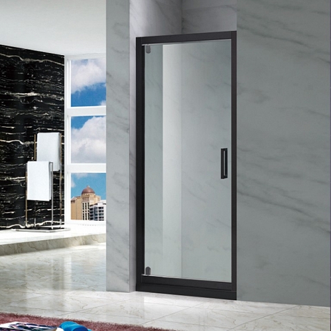   Black Electroplate Shower Screen-LX-3108 Sale