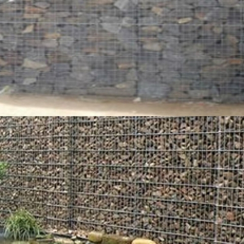 Hot Dipped Galvanized Gabion Mesh Cells