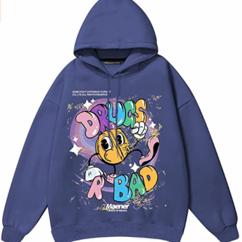 Cartoon Oversized Printing Women Hoodie Pullover Unisex Hoodie