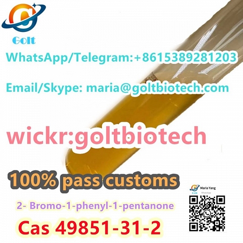 Russia warehouse 2-bromo-1-phenylpentan-1-one Cas 49851-31-2 Wickr:goltbiotech