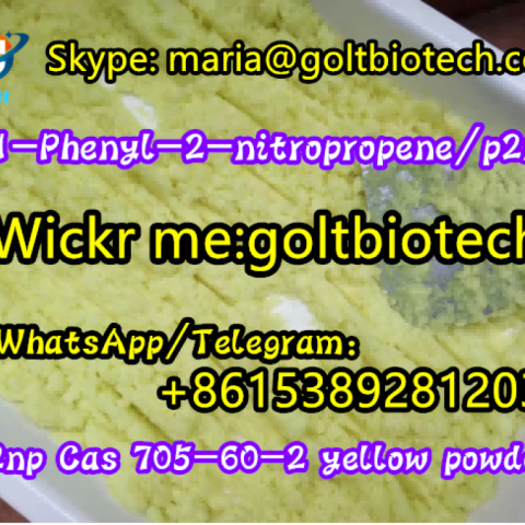 2022 new stock 1-Phenyl-2-nitropropene buy P2NP Cas no 705-60-2 P2NP yellow crystalline solid for sa