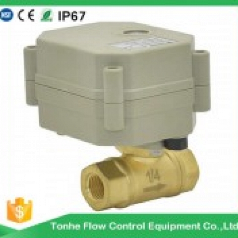 OEM ODM DN8 Electric brass ball valve wholesale price