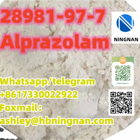 cas 28981-97-7  Alprazolam superior quality Pharmaceutical intermediate