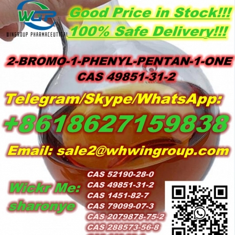 +8618627159838 Buy 2-BROMO-1-PHENYL-PENTAN-1-ONE CAS 49851-31-2 to Russia/Ukraine/USA/Australia