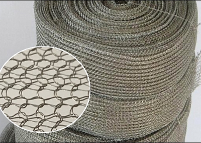 Galvanized Knitted Wire Mesh Fabric