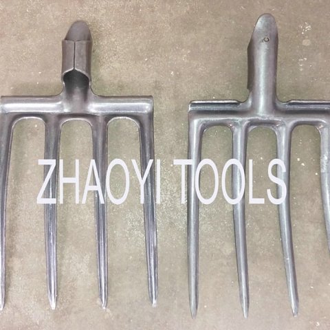 one leader maker in forging spading garden digging hay forks prong pitchforks  