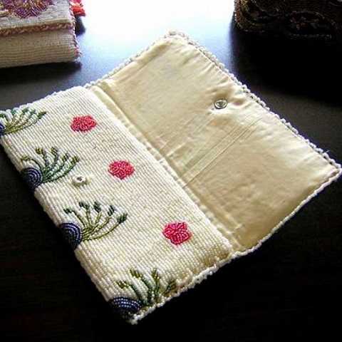 Hand Embroided Bags & Handmade Pearl Clutches & Cell Phone Pouches