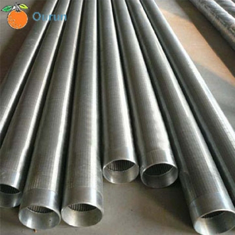 Continuous Slot Wedge Wire screen for drilling equipment