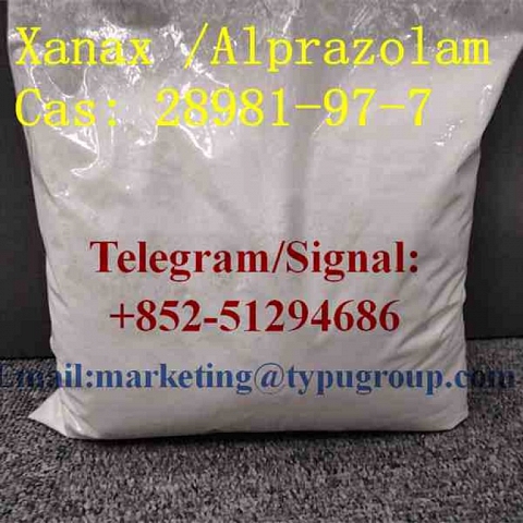 Xanax /Alprazolam cas: 28981-97-7 Telegram/signal:+852-51294686