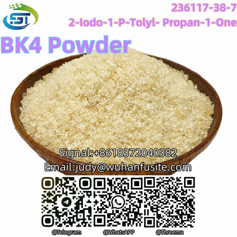 Fast Delivery Bk4 Crystal Powder 2-Iodo-1-P-Tolyl- Propan-1-One CAS 236117-38-7 with High Purity