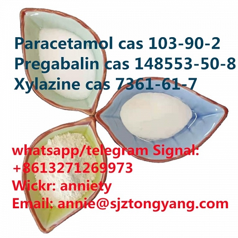 whatsapp: +8615383992253 Paracetamol cas 103-90-2 Pregabalin cas 148553-50-8 Xylazine cas 7361-61-7