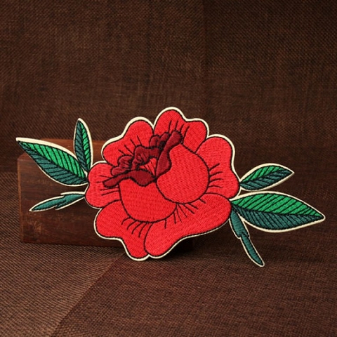 Flower Custom Embroidered Patches 