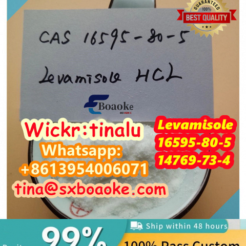 99% Purity CAS 16595-80-5 Levamisole Hydrochloride White Powder 14769-73-4