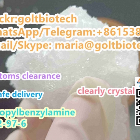 Rich stock Isopropylbenzylamine clearly crystal Wickr:goltbiotech