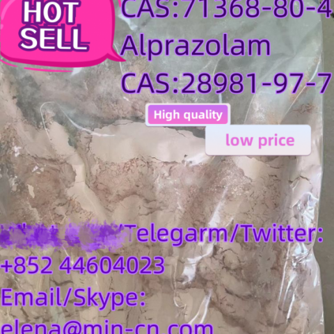 CAS:71368-80-4 Bromazolam CAS：28981-97-7 Alprazolam Hot sell,High quality,latest batch