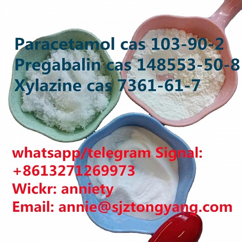 whatsapp: +8615383992253 Paracetamol cas 103-90-2 Pregabalin cas 148553-50-8 Xylazine cas 7361-61-7